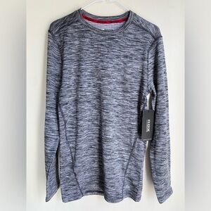 RBX Active Men's Performance Fleece Insulated Fitted Base Layer T-Shirt